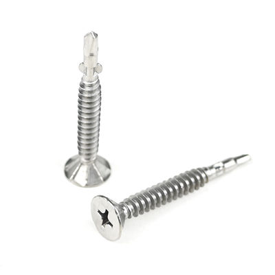 Écrou de forage à tête plate en acier inoxydable avec aile 4,5x37 mm avec finition Ruspert