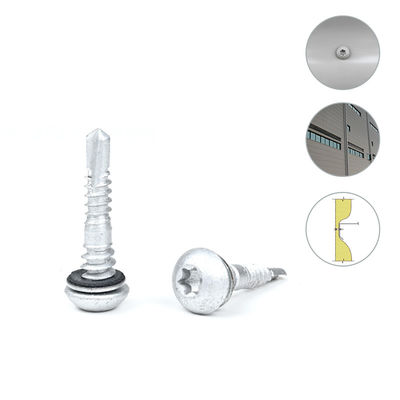 Épdm Laveuse en acier inoxydable vis de perçage 16 / 12 x32 pour panneau de toiture à purlin