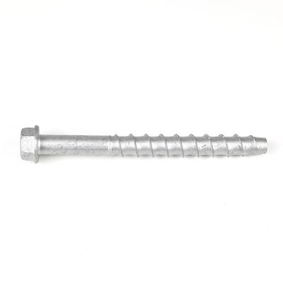 Boulons de maçonnerie de grand diamètre en acier au carbone standard boulon d'ancrage hexagonal pour cônes de sécurité