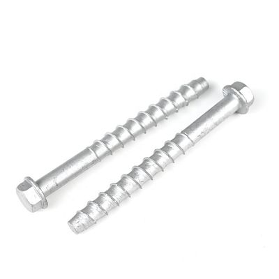 Boulons de maçonnerie de grand diamètre en acier au carbone standard boulon d'ancrage hexagonal pour cônes de sécurité