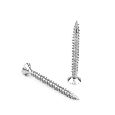 Pozi double tête plate 316 en acier inoxydable vis en carton de ferraille pour l'installation de pont en bois