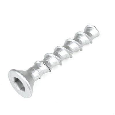 Tête hexagonale en acier inoxydable contre-enfoncée vis de ciment auto-fonctionnement plat pour la construction