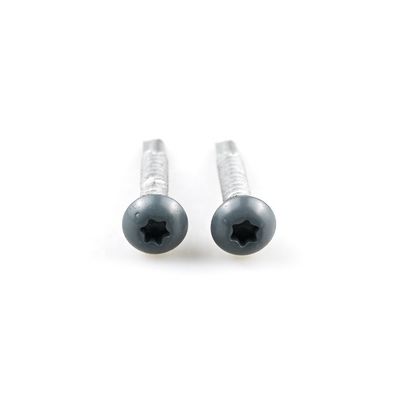 Screw auto-perçante 12 Screw bimétallique avec laveuse Epdm Bi-métaux couleur revêtue Torx Pan tête