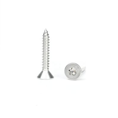 Acier inoxydable métrique ST4.8*30mm Tête de torsion plate vis de perçage automatique Sus316 vis de perçage automatique à pointe tranchante