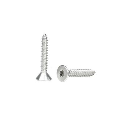 Acier inoxydable métrique ST4.8*30mm Tête de torsion plate vis de perçage automatique Sus316 vis de perçage automatique à pointe tranchante