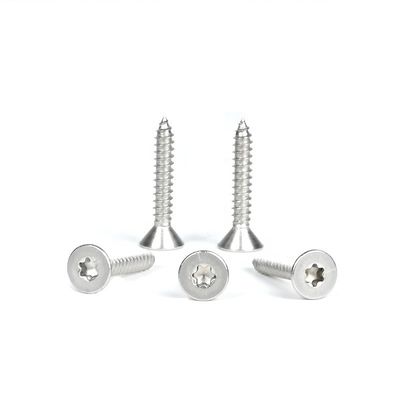 Acier inoxydable métrique ST4.8*30mm Tête de torsion plate vis de perçage automatique Sus316 vis de perçage automatique à pointe tranchante