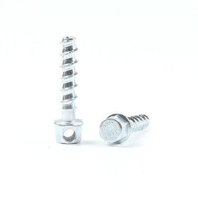 Ancrage en béton M10/10*60mm HEX Tête de style auto-collant vis d'ancrage enduites de zinc