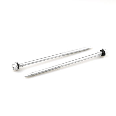 Panneau sandwich Longue vis de forage automatique ST5.5x140 ZINC PLATÉ Bi métal Tek en acier inoxydable