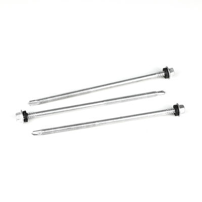 Panneau sandwich Longue vis de forage automatique ST5.5x140 ZINC PLATÉ Bi métal Tek en acier inoxydable