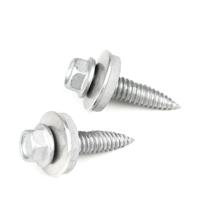 Fermeture du siège auto-collant Hex Flange Laveuse vis ST6.0 25 mm avec tête plate