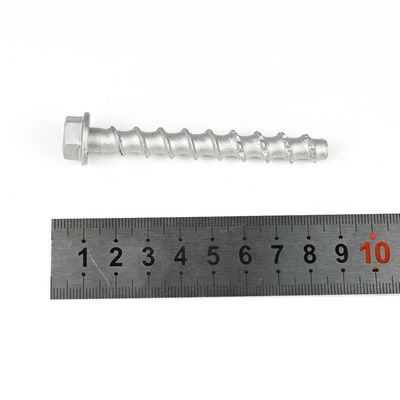 M8x75mm soigneusement conçus Flange Hexagone tête de béton vis en acier inoxydable 410