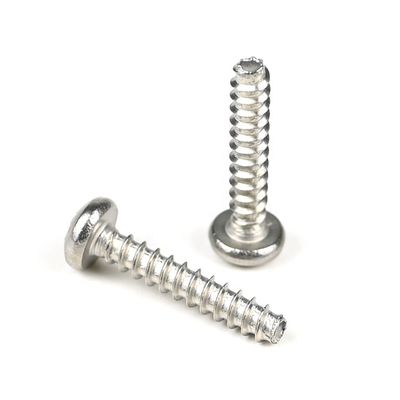 Écroues autocollantes en acier inoxydable M3.5x18 mm avec entraînement Pozidriv et finition simple