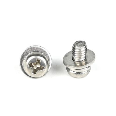 M4 X 8mm Pan Head Phillips Machine Screws pour les lits plats 100% testé par QC et standard ISO
