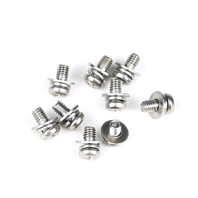 M4 X 8mm Pan Head Phillips Machine Screws pour les lits plats 100% testé par QC et standard ISO