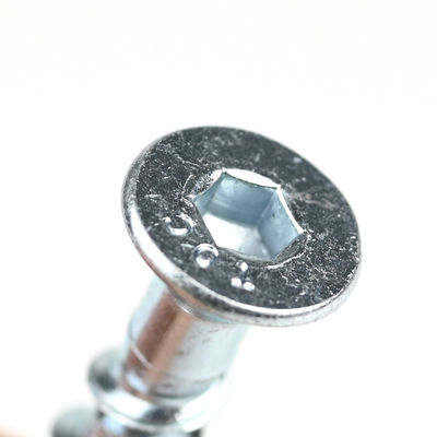 Boulons d'ancrage en béton vis en acier au carbone M6x50 mm prise hexagonale tête plate pour le paiement T/T