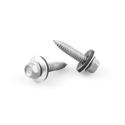 Acier inoxydable 304 Bimetallic Hexagonal Head Self Tapping Screws ST6.0-1.2x25