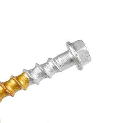 Zinc finition M6 Hex tête de laveuse vis de béton pour les applications lourdes