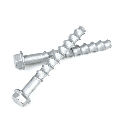 Terme de paiement T/T GB Standard M12x125mm Tête hexagonale de bride Ancres en béton vis en béton
