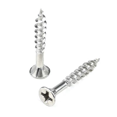 Pan Head Phillips Screws en bois avec en acier inoxydable 316