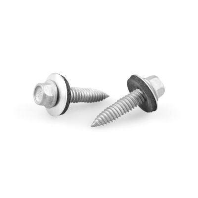 100% QC testé Bi métal auto-tapping feuille de métal vis 6x25 avec Epdm laveuse Hex tête
