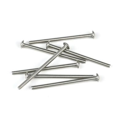 ISO Standard Zinc Finition M4 Bouton Phillips Tête de machine vis 65 mm en acier inoxydable SS304