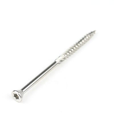 Screws de revêtement de sol en ébriquet de 80 mm avec finition Ruspert et type d'entraînement à recours croisé Phillips