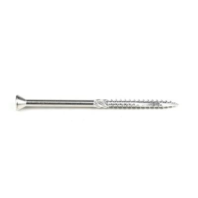 Screws de revêtement de sol en ébriquet de 80 mm avec finition Ruspert et type d'entraînement à recours croisé Phillips