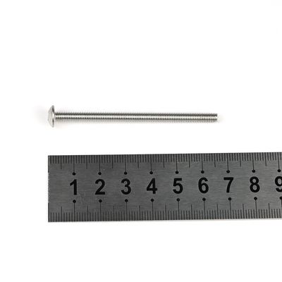 ISO Standard Zinc Finition M4 Bouton Phillips Tête de machine vis 65 mm en acier inoxydable SS304