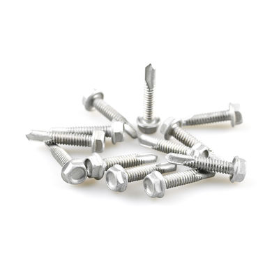 Des vis de perçage auto-perçage bi-métalliques à tête hexagonale de bride DIN7504K personnalisées 4.8x25mm Standard