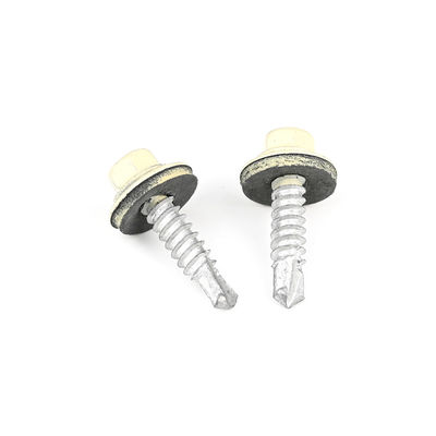 Tête de laveuse hexagonale en acier inoxydable de 4,8 mm personnalisée avec laveuse liée DIN7504K