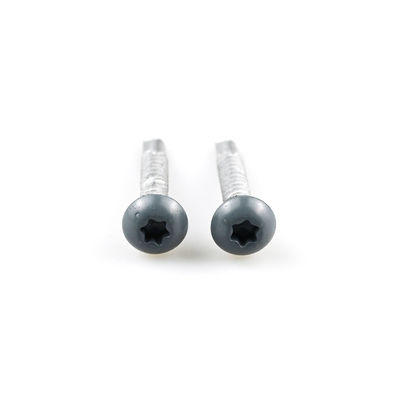 Couleur peinte Torx Pan tête d'acier inoxydable 304 bimetal auto-perçage vis avec laveuse Epdm