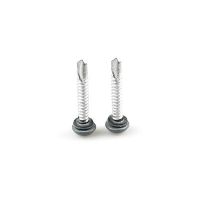 Couleur peinte Torx Pan tête d'acier inoxydable 304 bimetal auto-perçage vis avec laveuse Epdm