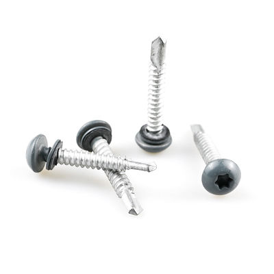 Torque métrique Pan tête auto-perçage vis de tapotement en acier inoxydable vis bimétallique avec laveuse Epdm