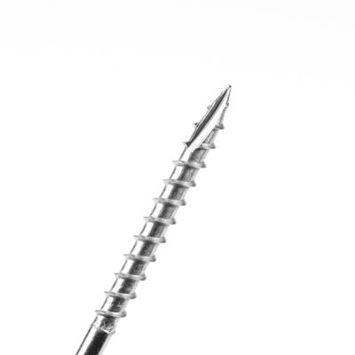 SS316 type 17 côtes tête carrée vis Csk pour la construction de bâtiments en bois