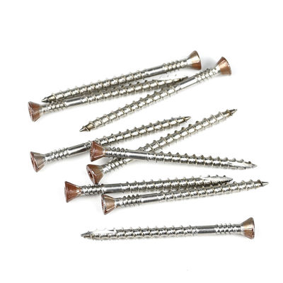 SS316 Brown Painted Countersunk Torx Head Screw en bois de bois de chapeau pour la construction de murs de séchage