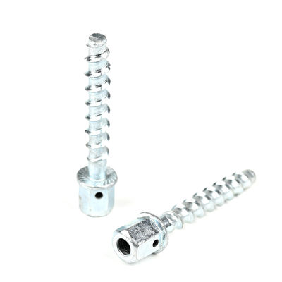 Trafic ferroviaire M10 80 mm fil de plaquage de la tige Flange Hex Tornillos De Anclaje béton à vis pour le système de ventilation de chauffage