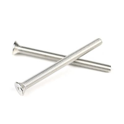 Métrique SUS316 M5 vis de machine 70 mm plat Phillips Din965 pour le chauffe-eau solaire facile
