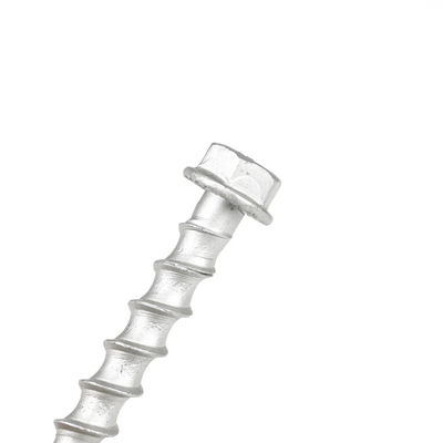 Flanche hexagonale en acier inoxydable 75 mm M8 Boulon de béton pour emballer le pare-chocs dans une vis en béton