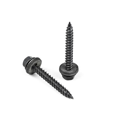 Zinc Finition Flange Hex Head Bois vis pour les matériaux de construction et les structures en bois