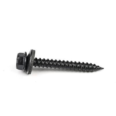 Zinc Finition Flange Hex Head Bois vis pour les matériaux de construction et les structures en bois