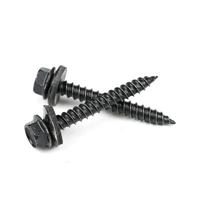 Zinc Finition Flange Hex Head Bois vis pour les matériaux de construction et les structures en bois