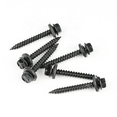 Zinc Finition Flange Hex Head Bois vis pour les matériaux de construction et les structures en bois