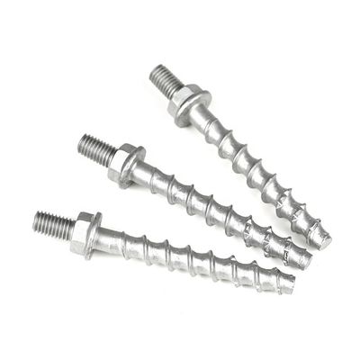 Zinc revêtement antirouille ancres à double tête vis de maçonnerie SS410 en acier inoxydable vis de béton