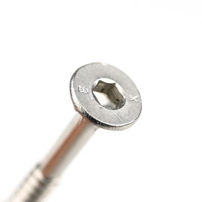 304 en acier inoxydable Hexagon Socket Hardware Screw 75 mm pour le bâtiment de construction en bois