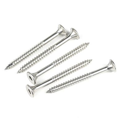 304 en acier inoxydable Hexagon Socket Hardware Screw 75 mm pour le bâtiment de construction en bois