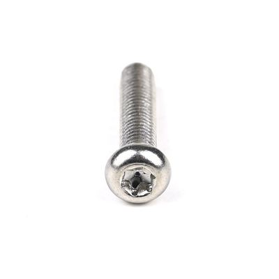 SUS304 Tête de broyeur à fil de coupe Torx M5 X 20 mm Vis de machine pour étagères Finition en zinc