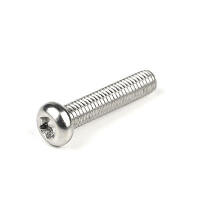 SUS304 Tête de broyeur à fil de coupe Torx M5 X 20 mm Vis de machine pour étagères Finition en zinc