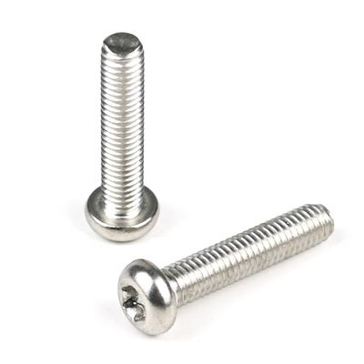 SUS304 Tête de broyeur à fil de coupe Torx M5 X 20 mm Vis de machine pour étagères Finition en zinc