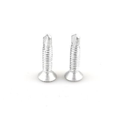 Sus410 Sus316 Cabri Screw Terrace Bi métal A4 Ruspert à tête plate Screw de forage par soi-même St4.8