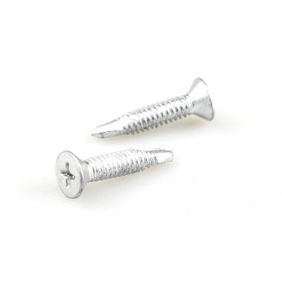 Sus410 Sus316 Cabri Screw Terrace Bi métal A4 Ruspert à tête plate Screw de forage par soi-même St4.8